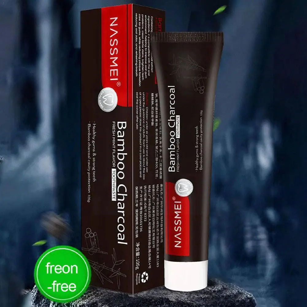 

105g Bamboo Charcoal Toothpaste Black Activated Carbon Paste Anti-sensitive Tooth Care Oral B1G9