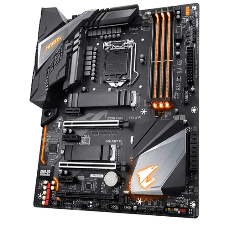 LGA 1151 Gigabyte Z390 AORUS PRO Материнская плата с WiFi Intel Core i9 i7 i5 i3 DDR4 64 Гб оверлочный