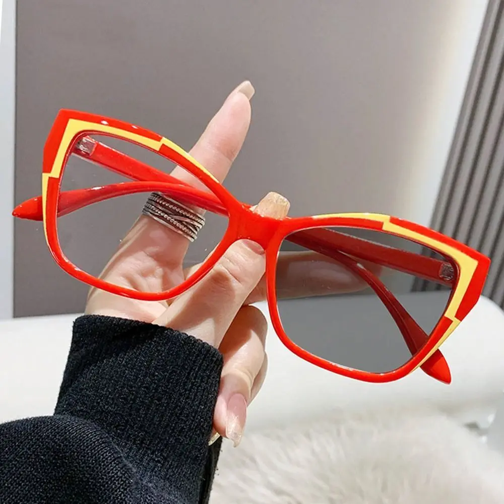 

Luxury Photochromic Cat Eye Glasses Anti-blue Light Computer Goggles Eye Protection Men Women Outdoor Polarized Eyewear Fashion
