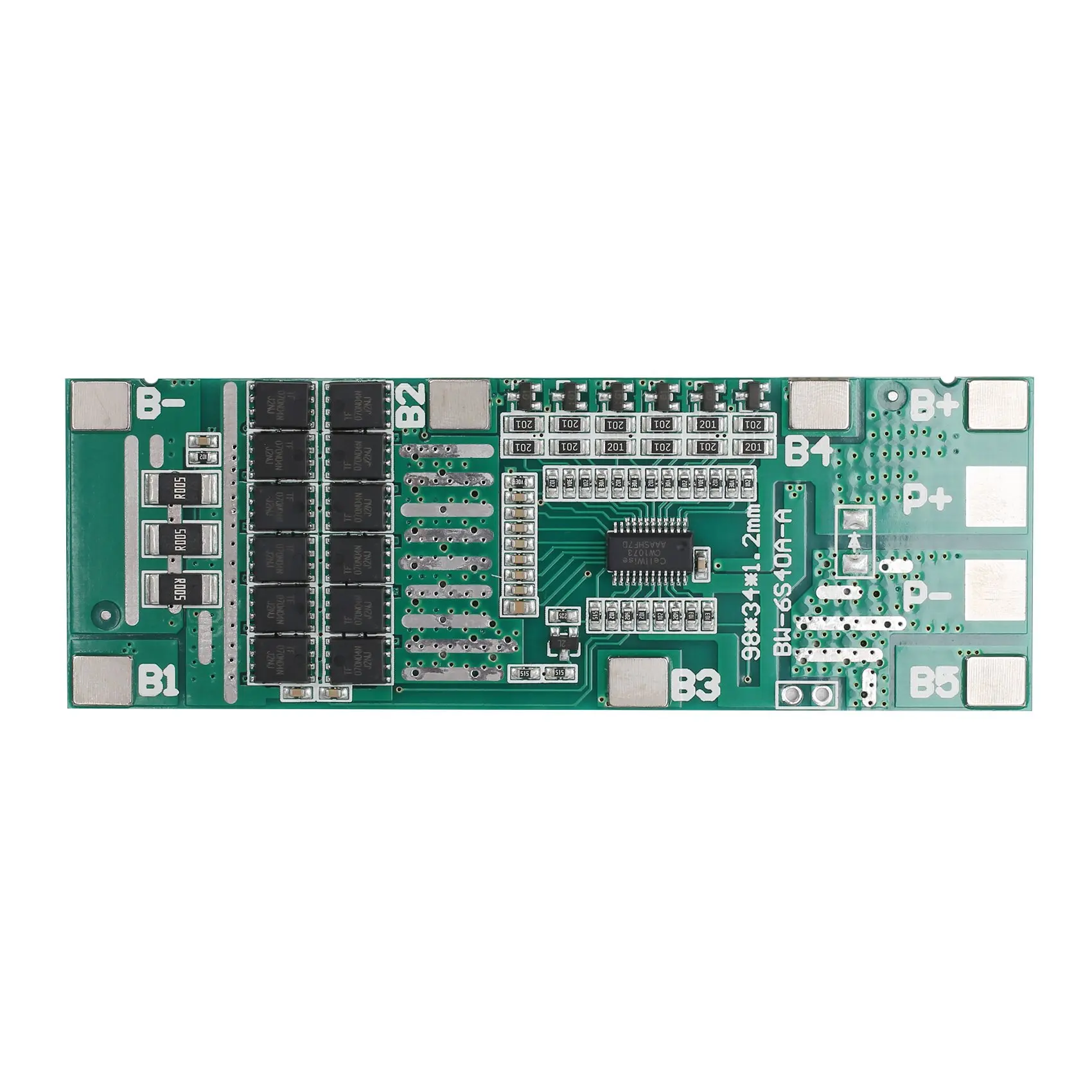 Литий-ионный аккумулятор 24 В, 6S, 40 А, 18650, Proetect плата, солнечное освещение, Bms Pcb с балансировкой, батарея для электровелосипеда, скутера