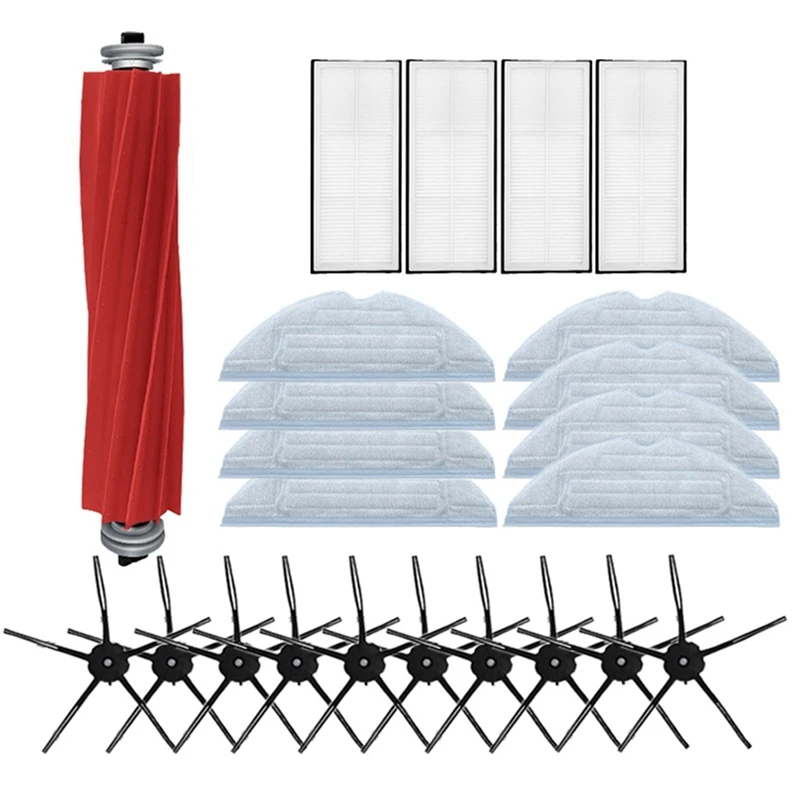 

Запчасти для Roborock S7 T7S T7S Plus, основная щетка, фильтр НЕРА, тканевая боковая щетка, аксессуары