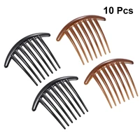 10pcs hair comb side comb hair accessories rhinestone insert comb french hair combs for acrylic hair comb clip