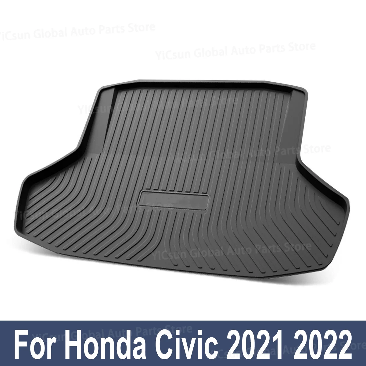 3D коврик в багажник из ТПУ для Honda Civic 2021 2022 11th Sedan Hatachback автомобильный багажника