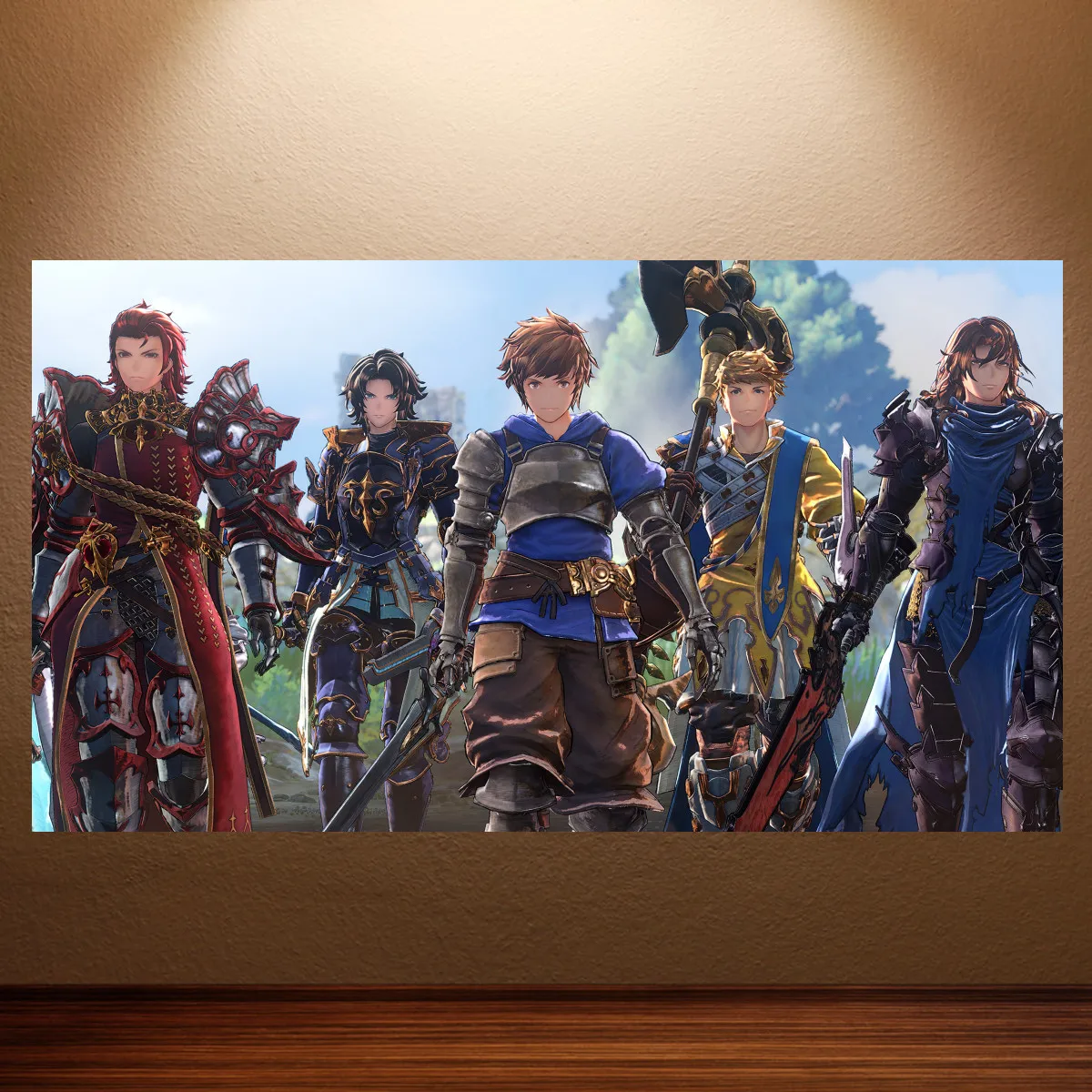 Волшебный постер Granblue Fantasy Relink гранблу фантастический аниме игровые плакаты