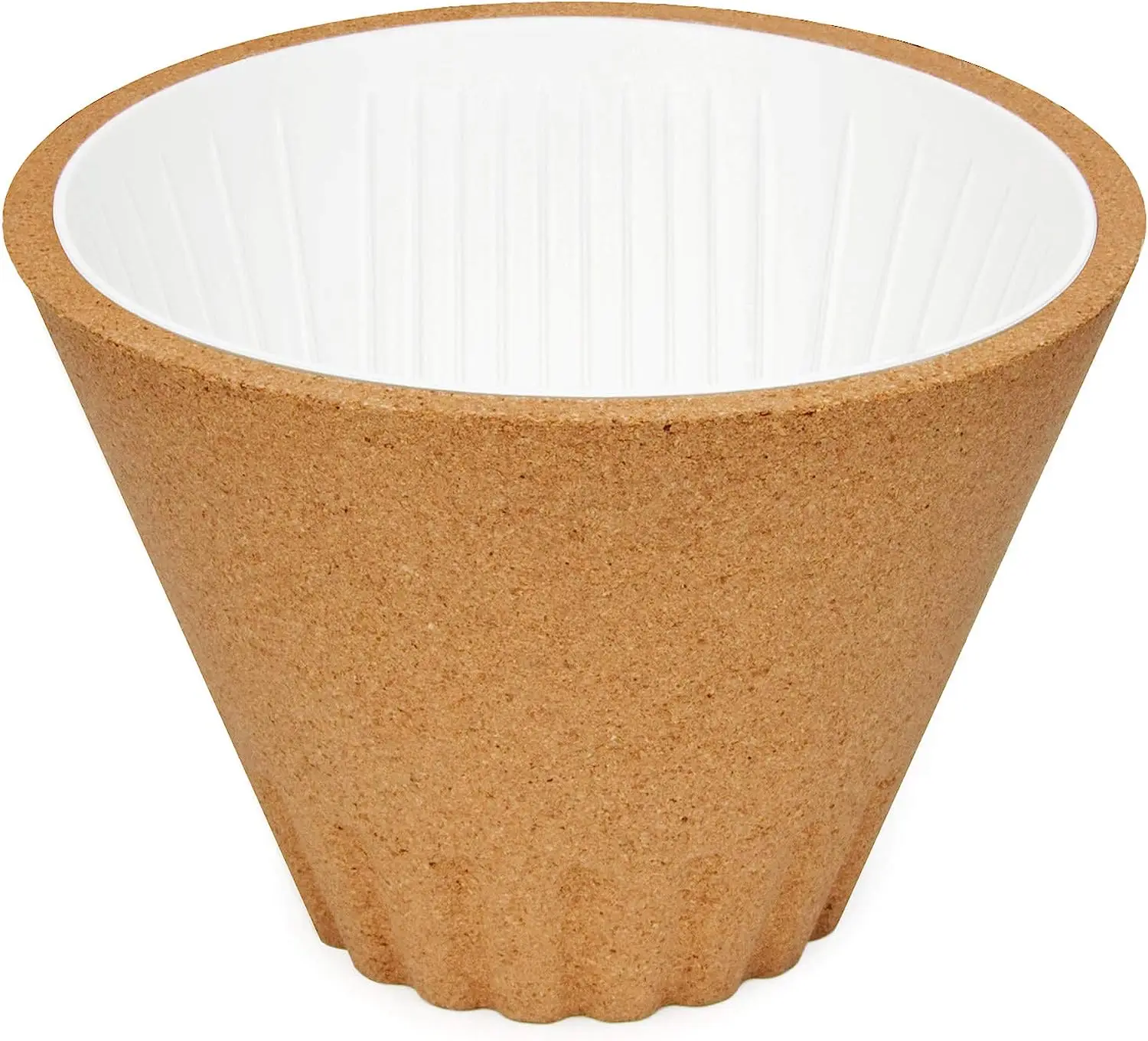 

de Cortiça Co | com copo único para despejar sobre café | Adequado para 2 filtros, tamanho único, marrom