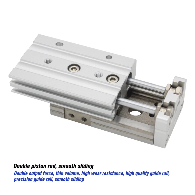 Пневматический направляющий стол серии MXQ12 двойной стержень пневматический