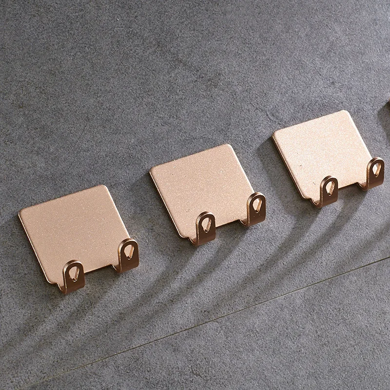 Алюминиевый крючок для пальто без отверстий одежды настенный в ванной комнате