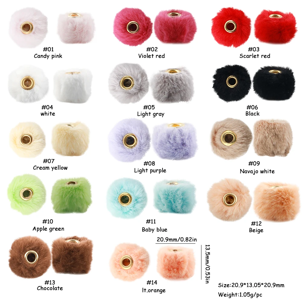 Бусины с шариками 20/50 шт. 20 мм