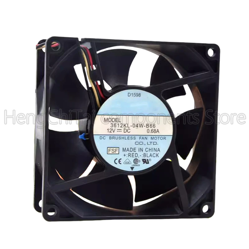 Оригинальный 100% рабочий 3612KL-04W-B66 12V 0.68a охлаждающий вентилятор