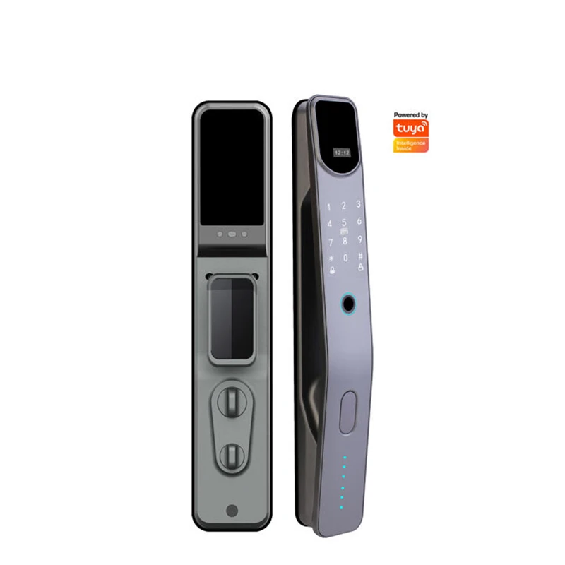 

3D Face IC Unlock Smart Door Lock Security Face & Camera Monitor Intelligent Fingerprint Password Electronic Key