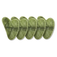 35pcs natural jade gua sha stone board massage xiuyu guasha plate jade face massager scrapers tools for face neck back body