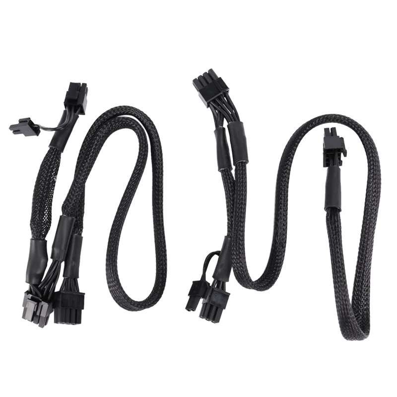 

Модульный кабель питания Pcie 8Pin на 2 порта 6 + 2Pin для Corsair RM1000X RM550X 650X 750X 850X, 2 шт.