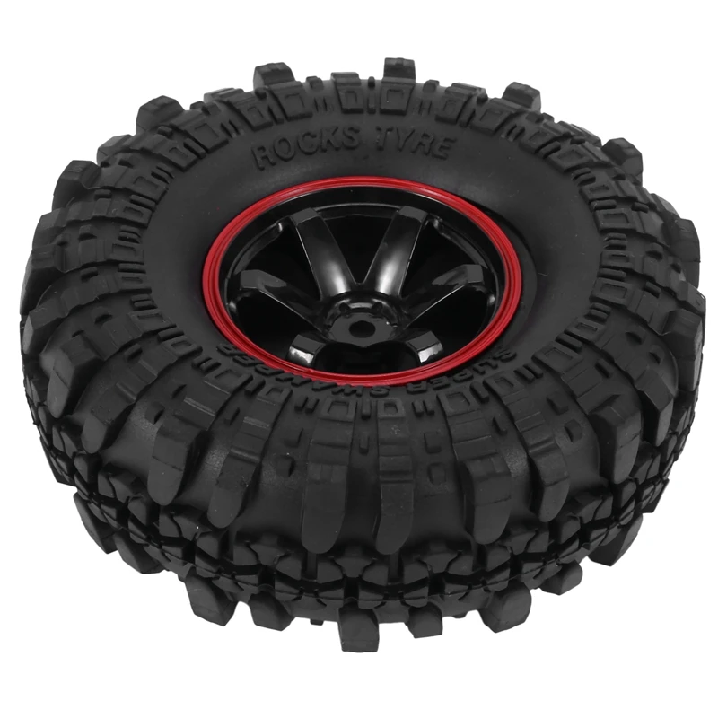 

110MM 1.9 Inch Rim Tyre Wheel Tire For 1/10 RC Rock Crawler SCX10 D90 TRX4