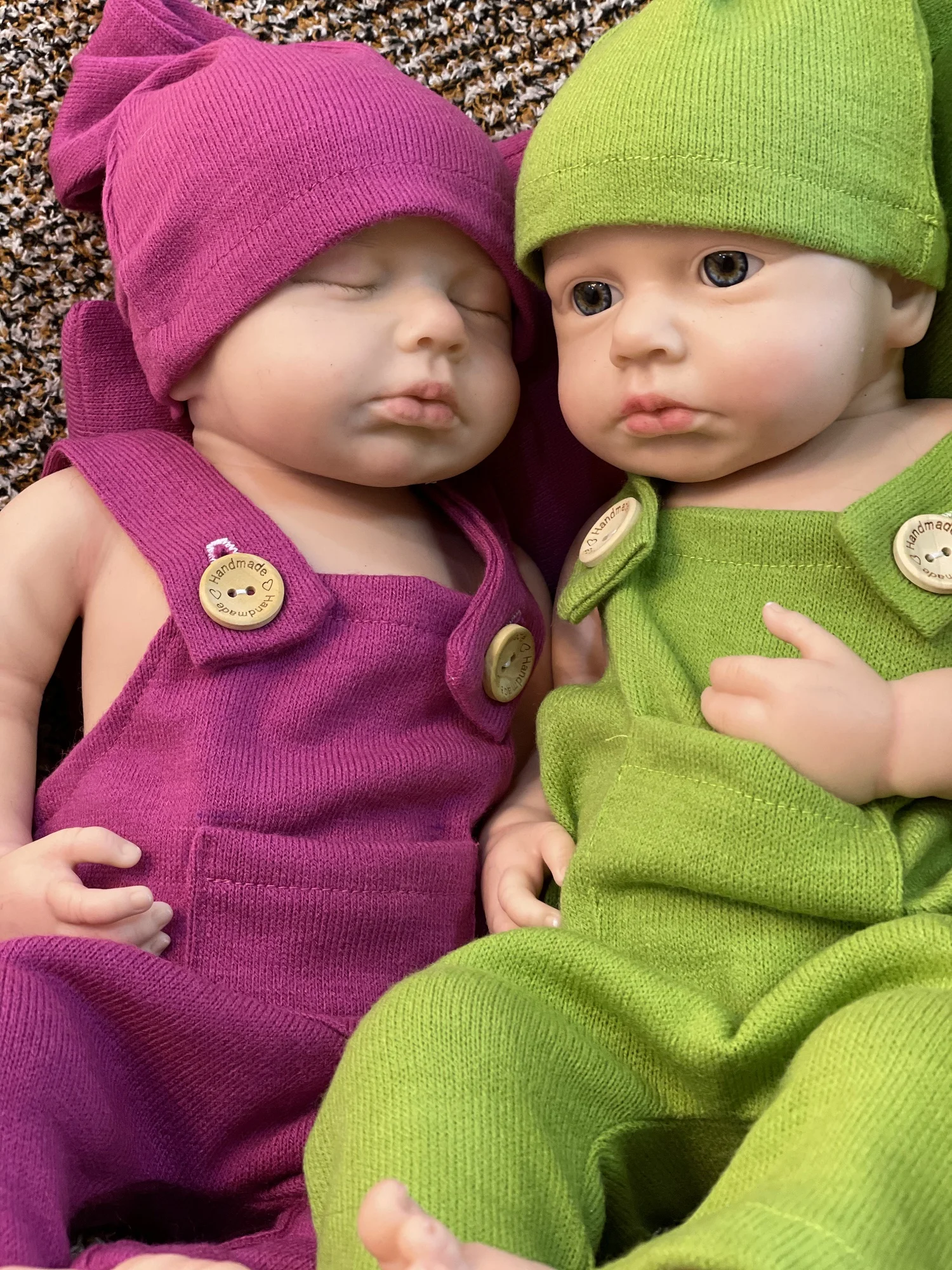 Кукла Реалистичная силиконовая для новорожденных 45 см с открытым/закрытым