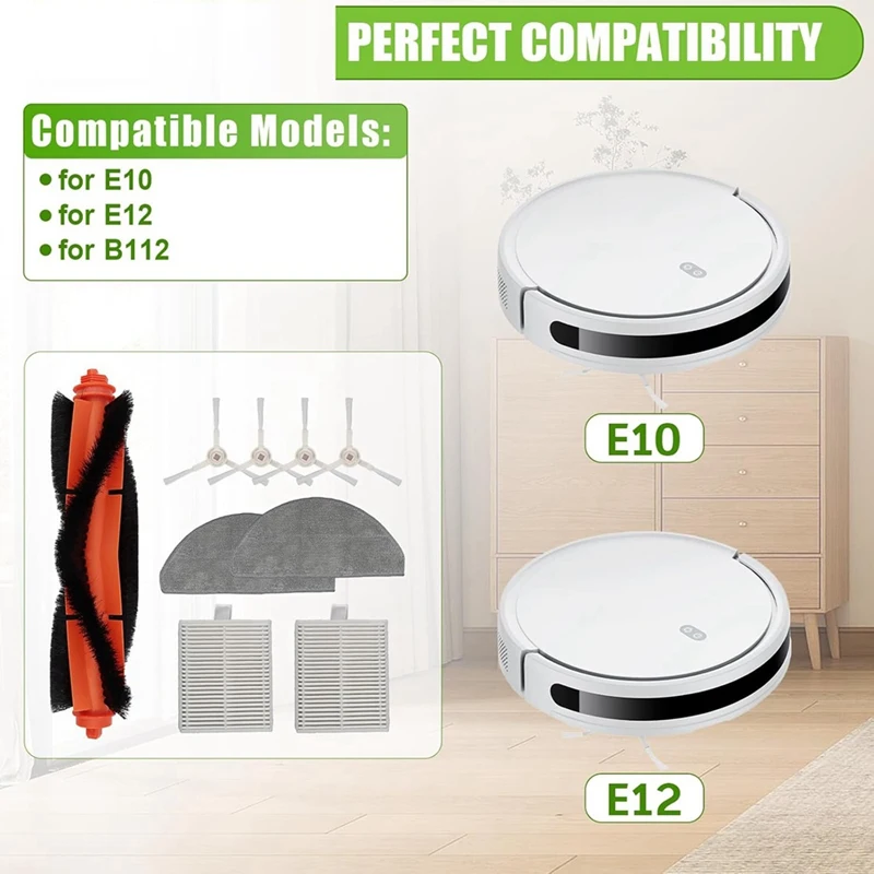 Аксессуары для пылесоса Xiaomi E10 E12 B112 основная боковая щетка фильтр НЕРА Швабра