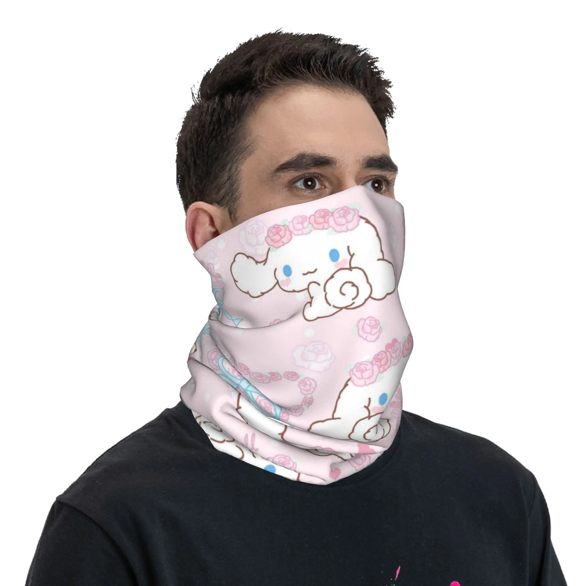 Пользовательские Cinnamoroll новые аниме мультфильм шейные гетры для мужчин и женщин