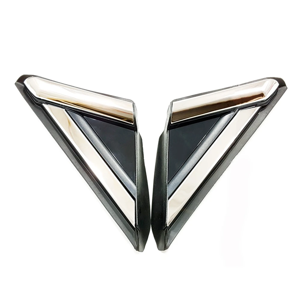 

1 Pair Front Left & Right Window Door Mirror Triangle Cover Trim Panel for Ford Mondeo Fusion 2013-18 Auto Accessories
