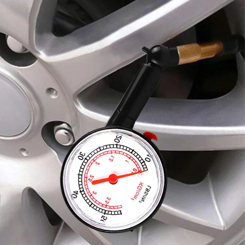

Car Tire Pressure Gauge Tyre Deflation Pointer Auto Tire Inflation Pressure Gauge Measurement High Precision Meter Detector tool