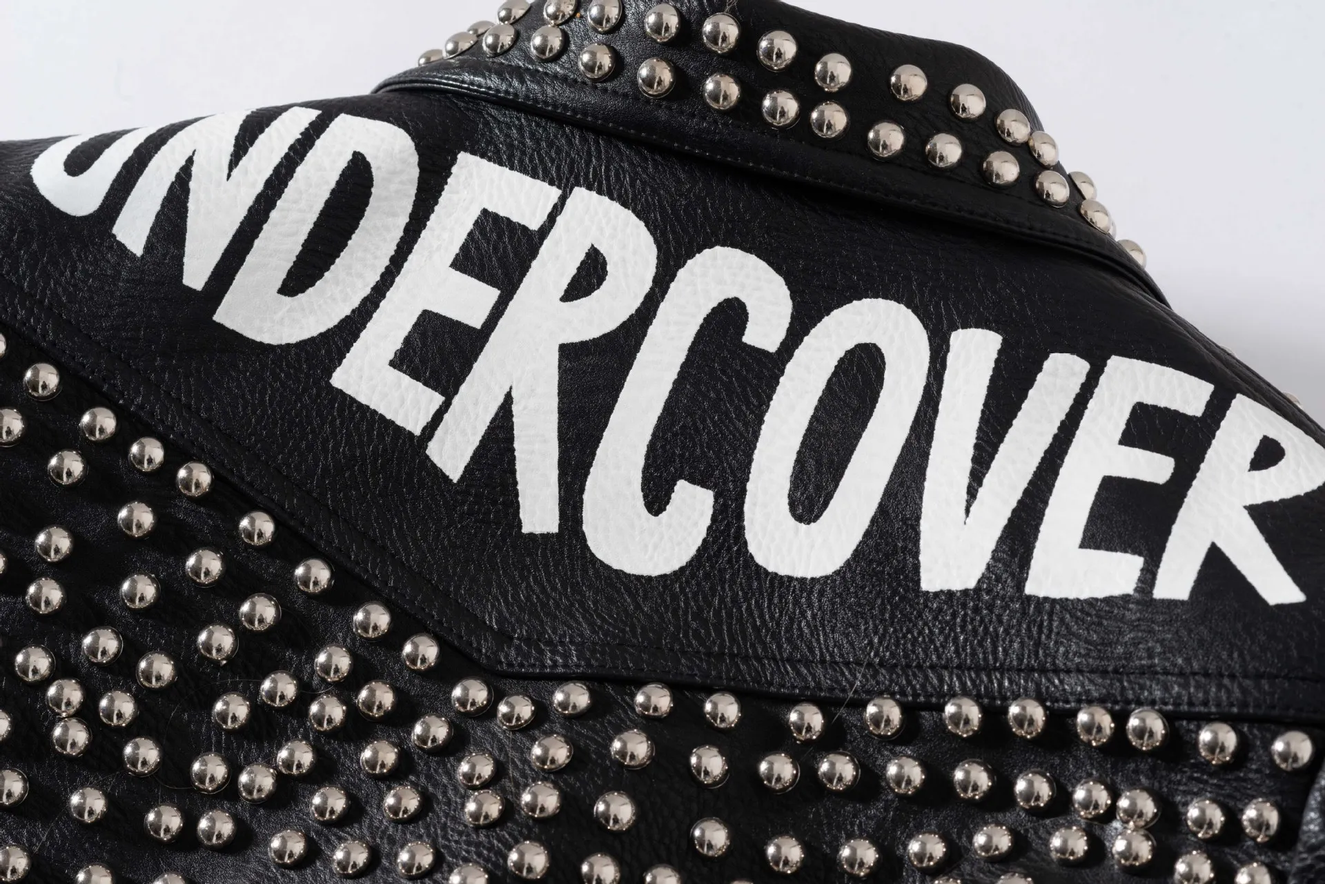 European and American punk style slim rivet motorcycle leather jacket plus size jacket