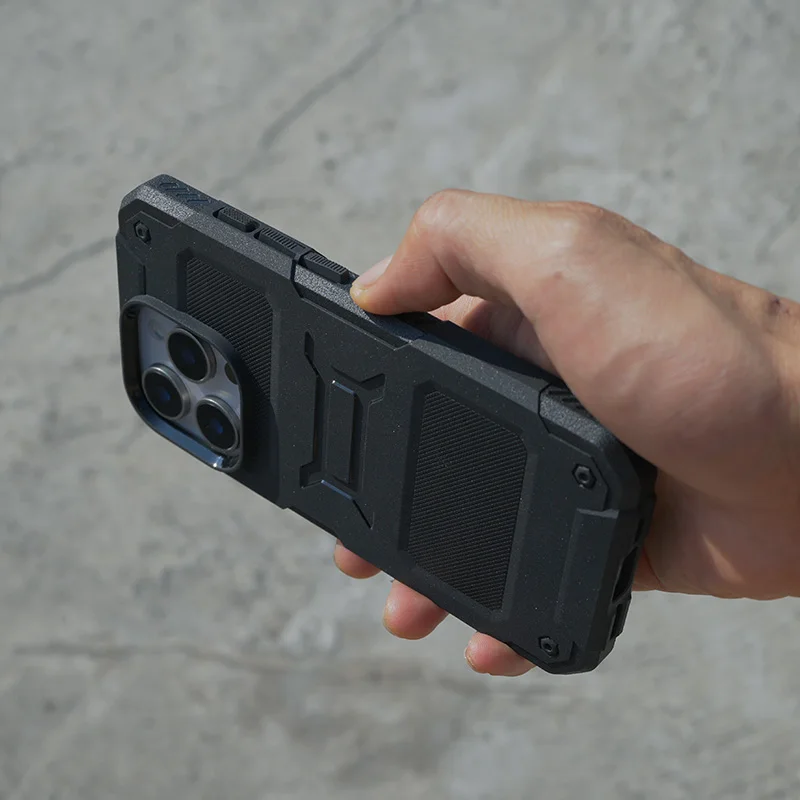 FATBEAR [для Apple iPhone 16 Pro Max Plus] тактический военный Прочный противоударный чехол