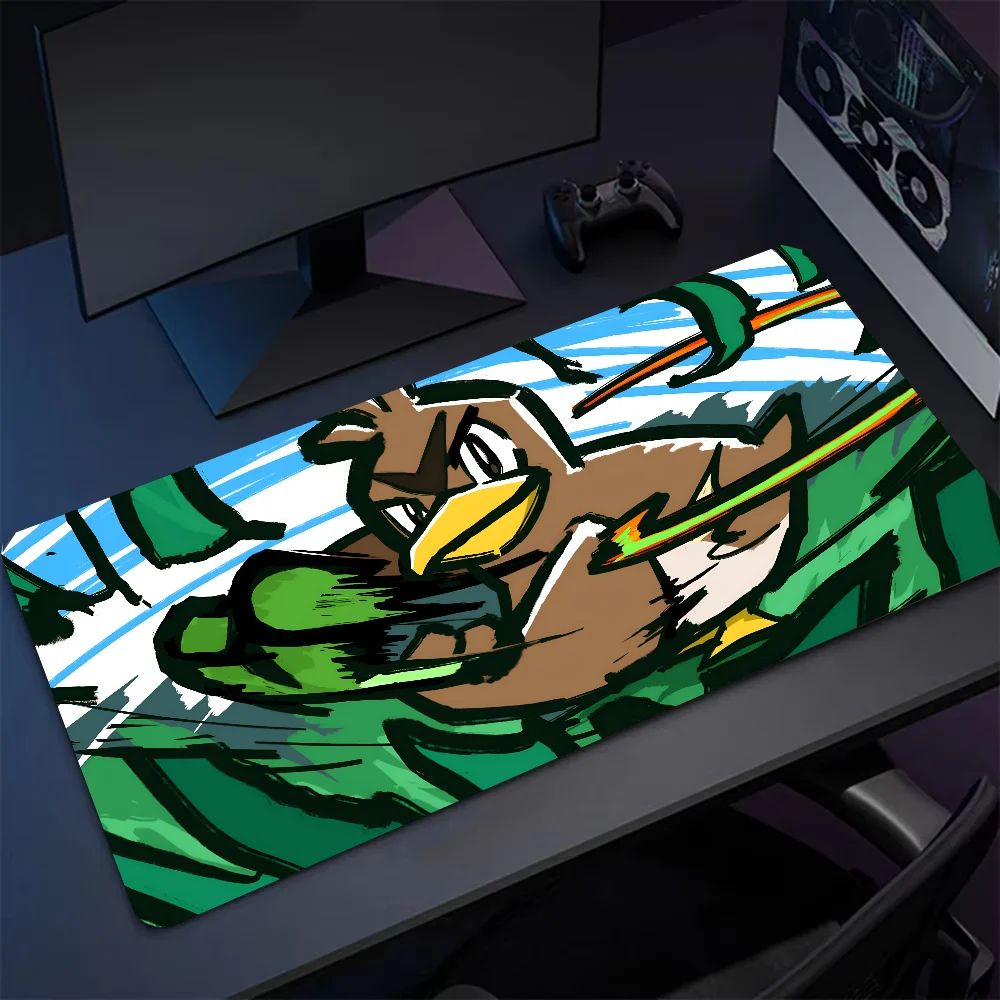 Классический коврик для мыши в стиле аниме P-Poemon M-Mario большой компьютерных игр