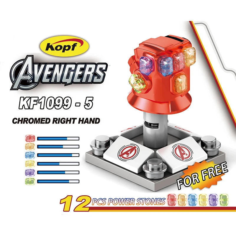 

Disney Legends Iron Infinity Gauntlet Building Blocks Action Figures Bricks Figurine Educational Diy Toys Gifts For Children