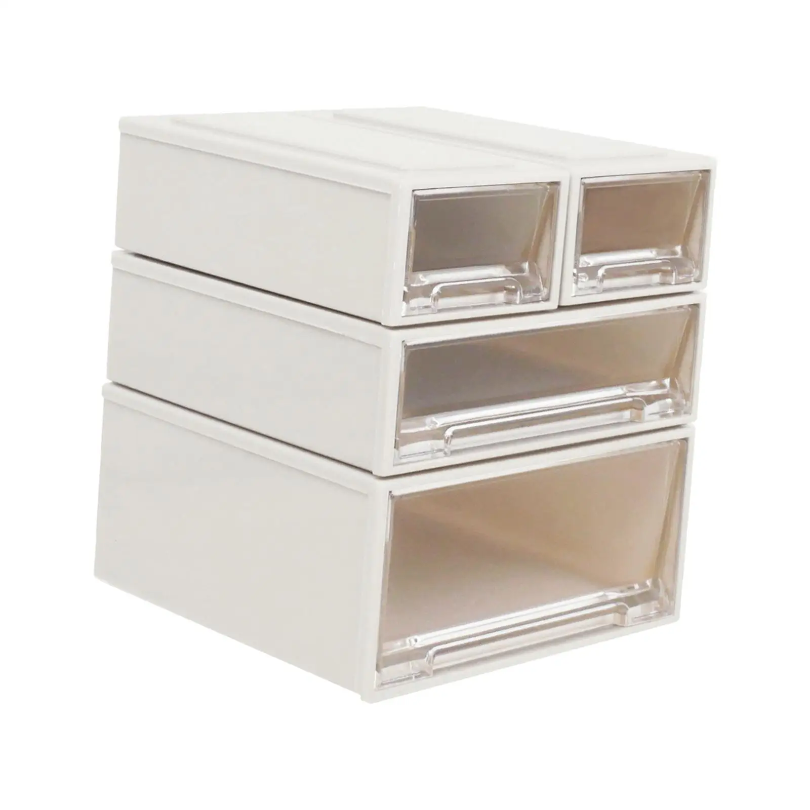 

4Pcs 1:6 Dollhouse Drawer Storage Box Bedroom Furniture Living Room Dining Room Simulation Decoration Scenery Supplies