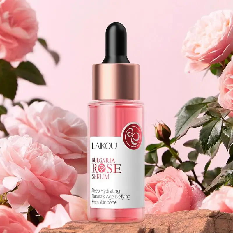 

Rose Facial Essence Moisturizing 30ml Firming Oil for face Brighten Skin Rejuvenating Liquid Anti-Aging Serum For Men Women