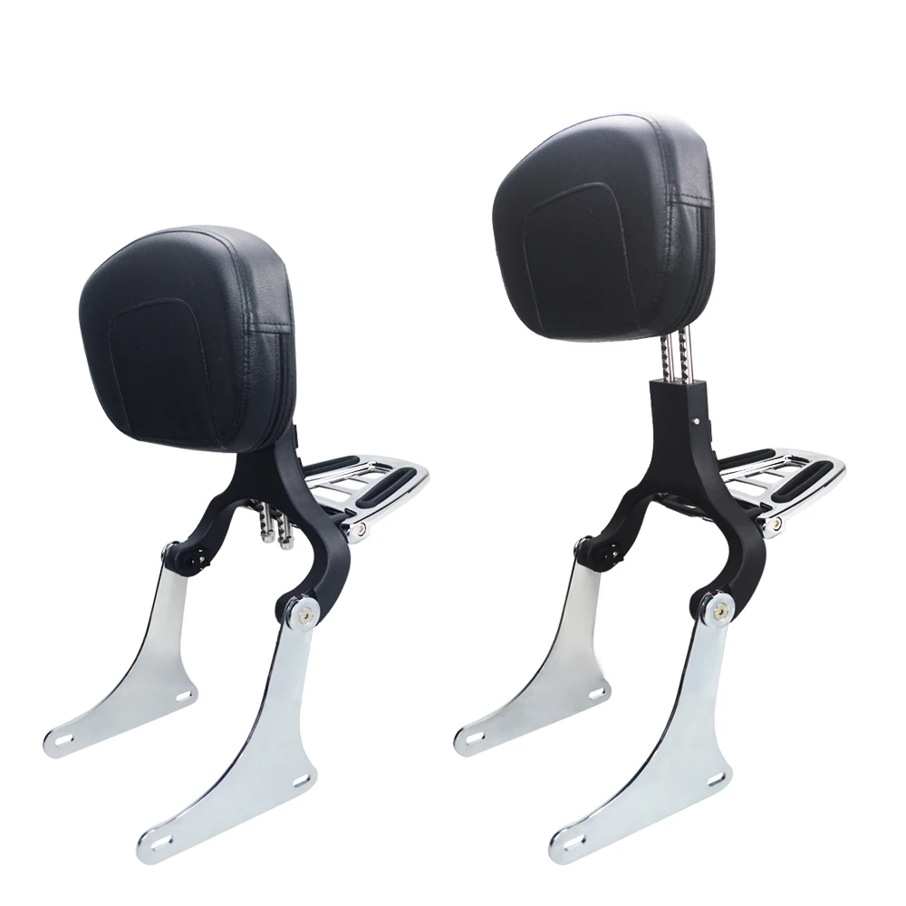 

Motorcycle Multi-Purpose Adjustable Driver Passenger Backrest For Harley Softail Fl 2003-2017 Models FLSTC/I Heritage Classic