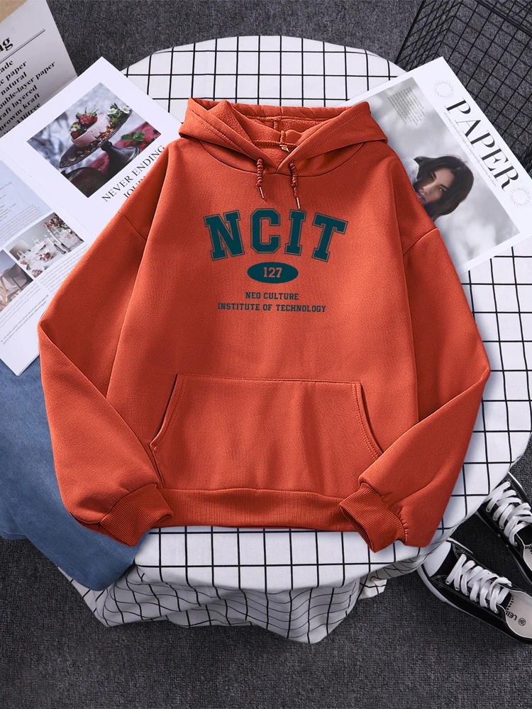 

Ncit 127 Neo Culture Institute Of Technology Printed Womens Hoodies Oversize Hip Hop Pullover Casual Vintage Street Woman Hoody