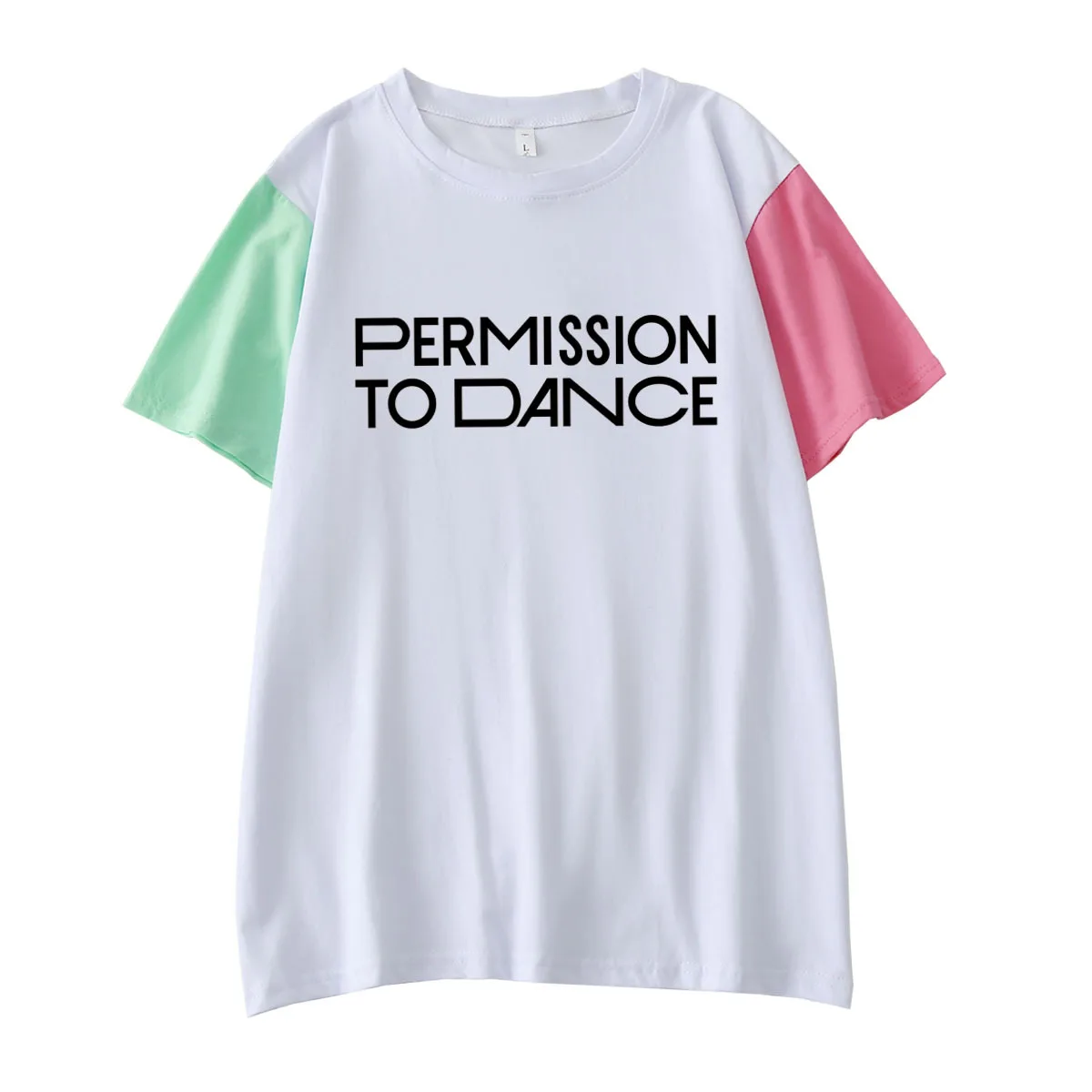 

Kpop Bangtan Boys Women's Fashion T-Shirt Permission to Dance Oversized Casual Summer Couple Personality Anime Tee Top