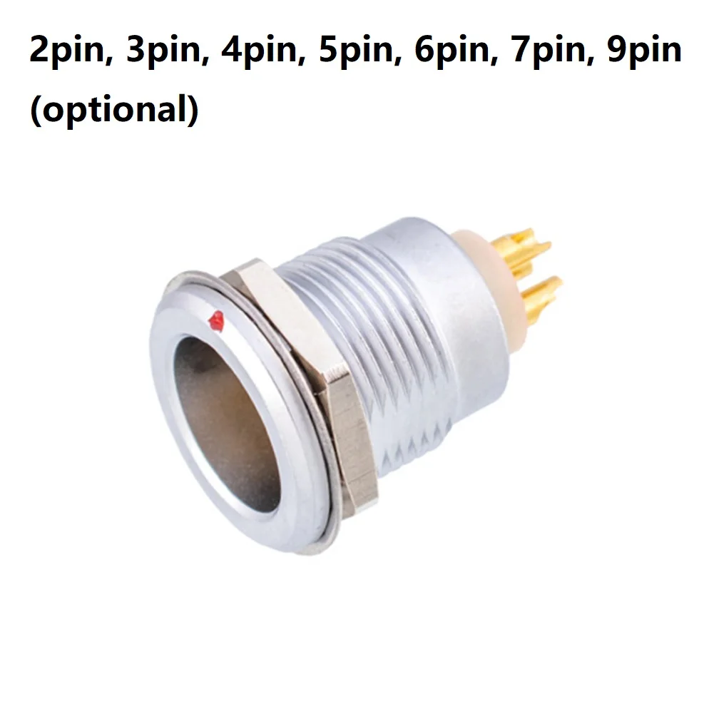 

ZGG.0B фиксированный гнездо IP50 2-9pin GB никелированный медный быстроразъемный самозащелкивающийся гнездо металлический разъем