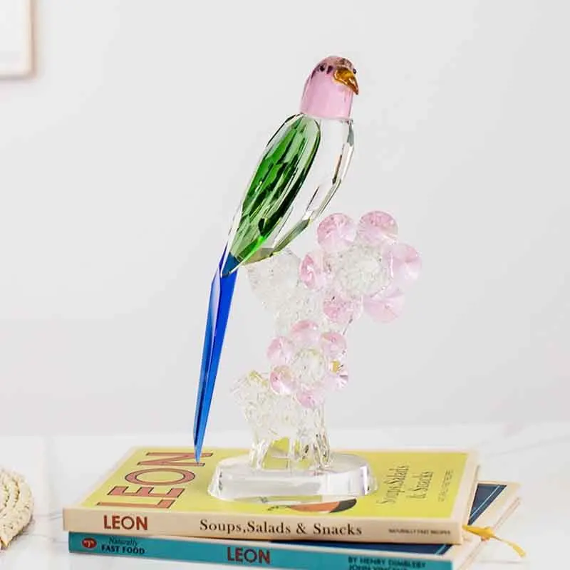 Скульптура из хрусталя украшения для статуй сороки украшение рабочего стола