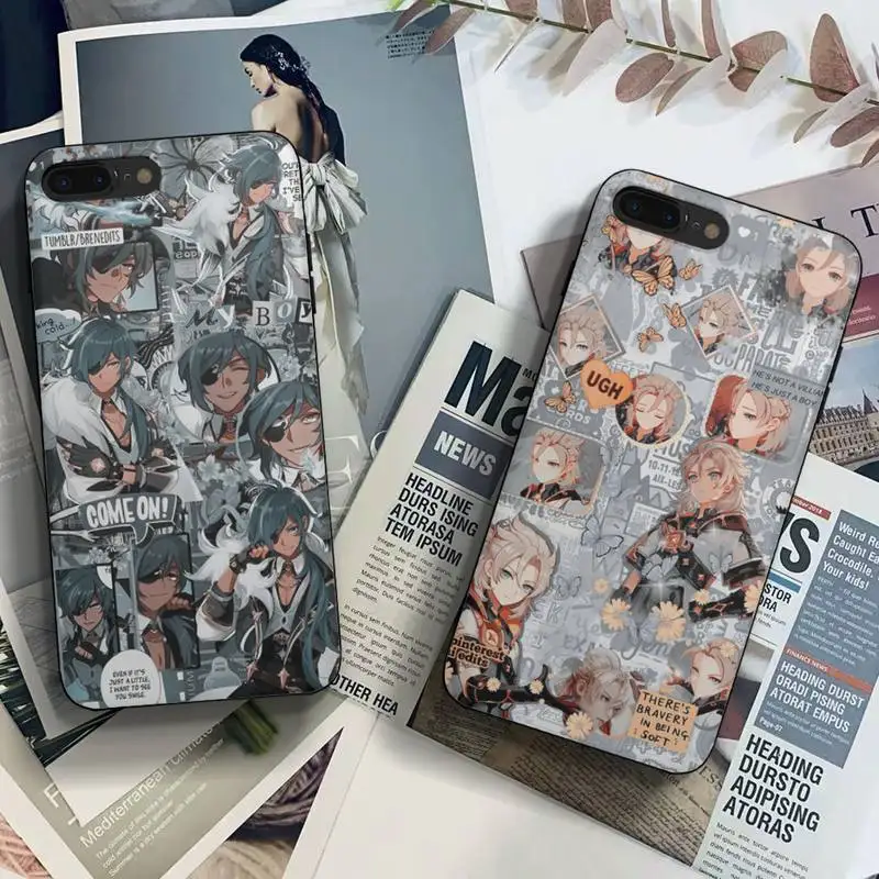 

Genshin Impact Phone Case Fundas Shell Cover For Iphone 6 6s 7 8 Plus Xr X Xs 11 12 13 Mini Pro Max