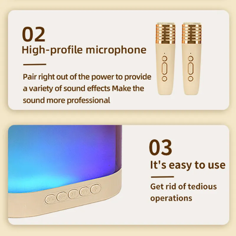 Luxmoc X5 Bluetooth-динамик K-song Стерео Семейный беспроводной сабвуфер Портативный