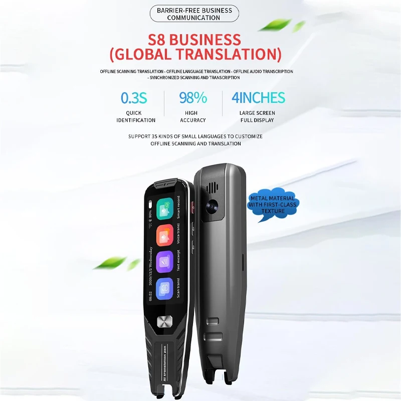 

Умная Ручка-переводчик с функцией Голосового сканирования, многофункциональная ручка-переводчик в словаре, переводчик языков в режиме реального времени для бизнеса, путешествий за рубежом