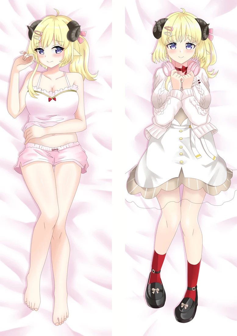 

Vtuber Tsunomaki Watame Dakimakura body Pillowcase Cushion Case Cover