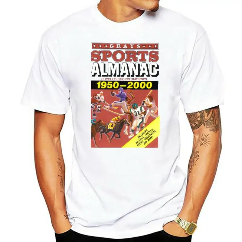 

Мужская футболка, серая Спортивная футболка с альманами 1950-2000, женские и мужские футболки