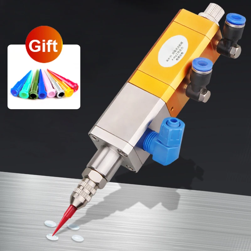 Válvula de Distribuição de Precisão Pneumática Válvula de Distribuição uv Anti-gotejamento Válvula de Silicone Sugar Cola de Resina de Silicone Cola de Cola Epóxi