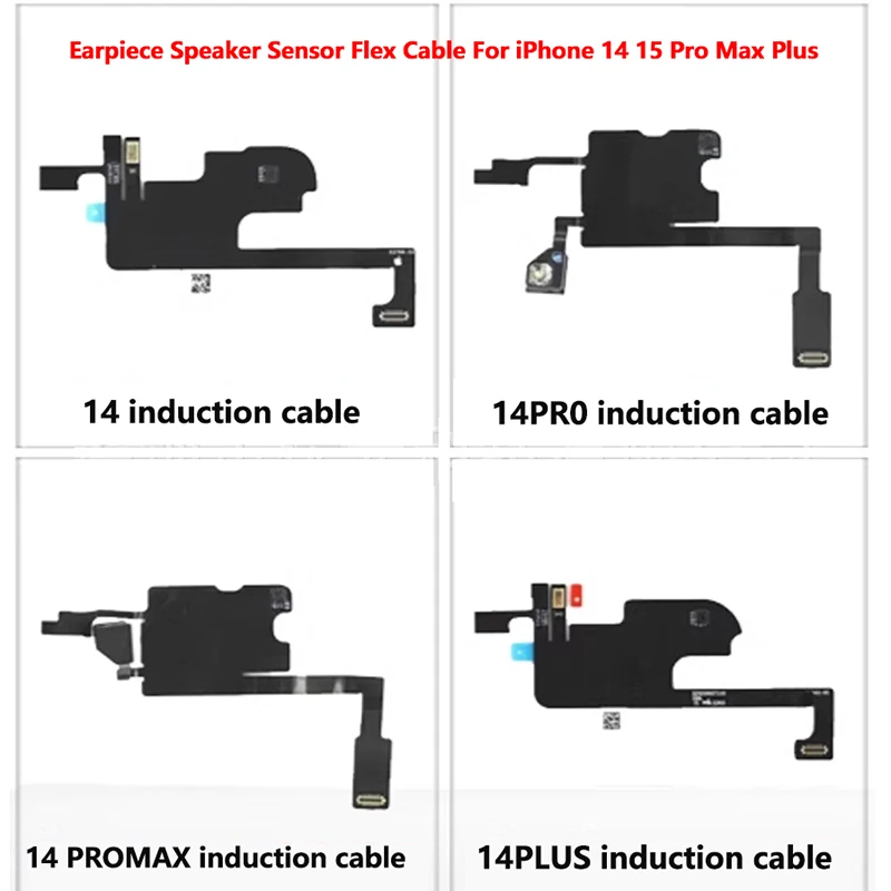 Наушник динамик датчик гибкий кабель для IPhone 14 15 Pro Max Plus рекламности звука