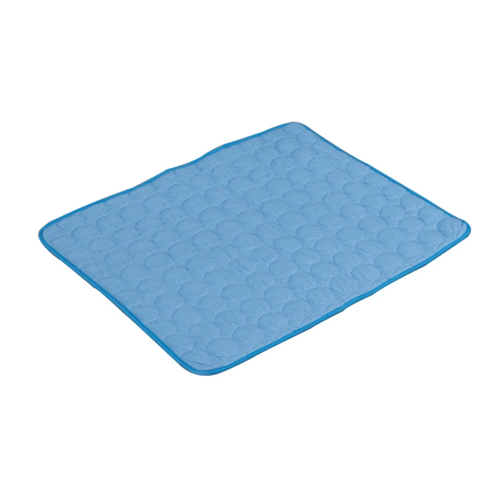 

Pet Ice Silk Mat Cold Mat Comfortable Cooling Blanket Cooling Mat Cotton For Dog Cat Home Ice Mat Self-Cooling