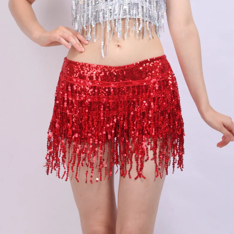 Костюм для танца живота джазовый танец шорты с блестками кисточками бар клуб
