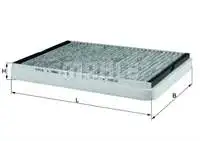 

Pollen filter for LAK75 (DELPHI type) carbon ASTRA G ASTRA H ZAFIRA A