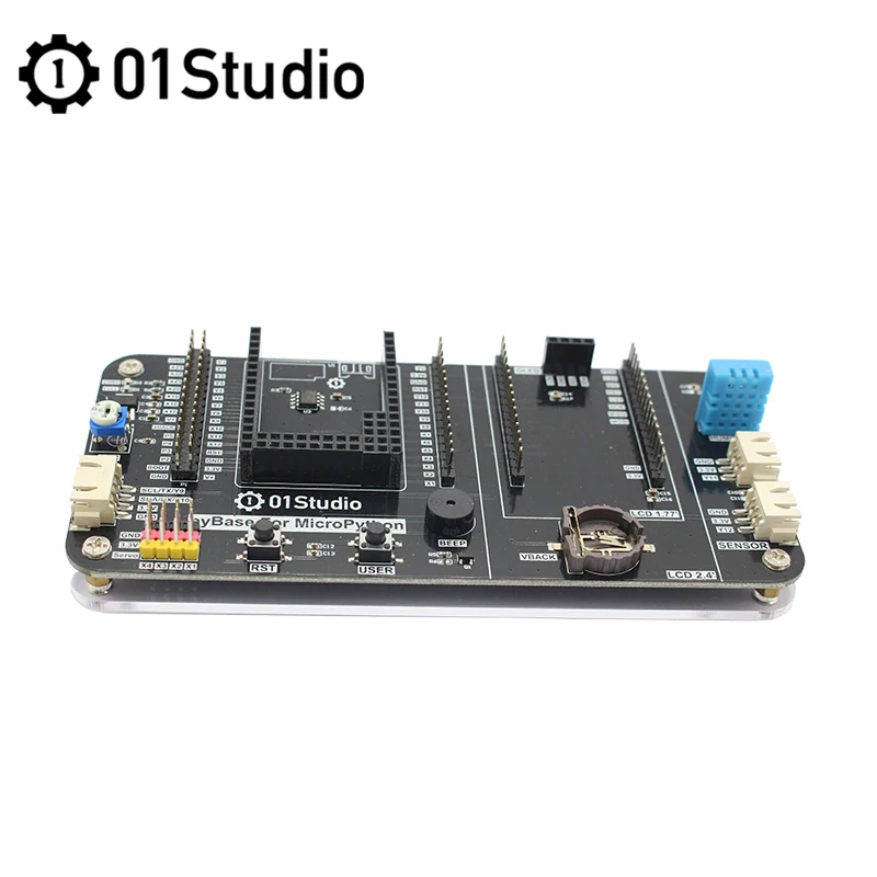 01Studio pyBase Micropython Base Board встроенная совместимая с pyBoard STM32 ESP32 K210