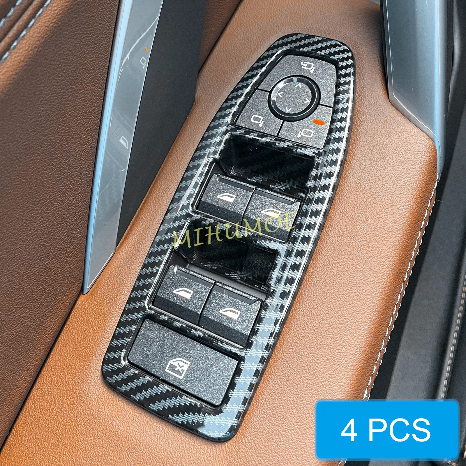 

Углеродное волокно, внутренняя дверь, оконная панель, накладки для BMW X1 iX1 U11 X2 iX2 U10 2023 2024 2025