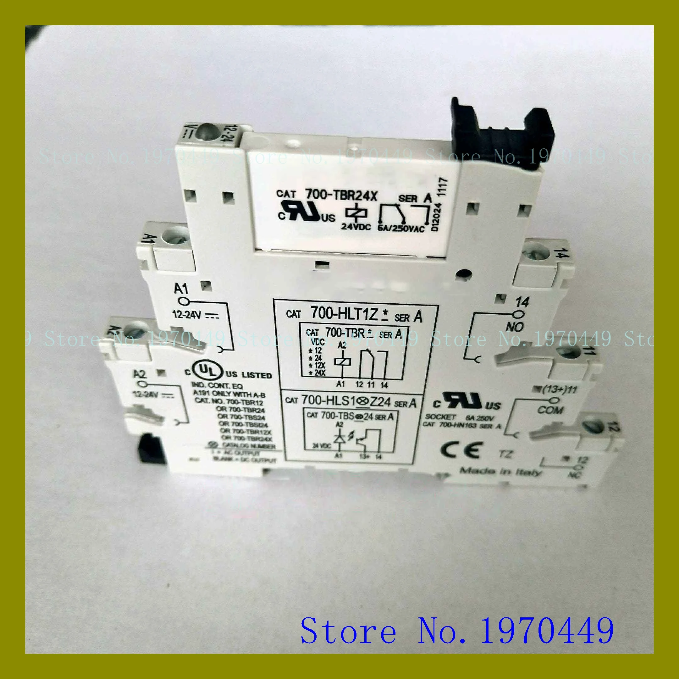 реле CAT-700-TBR24 24VDC AB база 700-HLT1Z