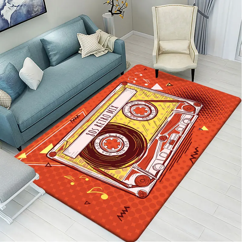 

Нескользящий коврик для входной двери с узором в виде кассеты, для кухни, гостиной, коврик для ванной, комнатный коврик, Придверный коврик, домашний декор, напольный коврик, коврик