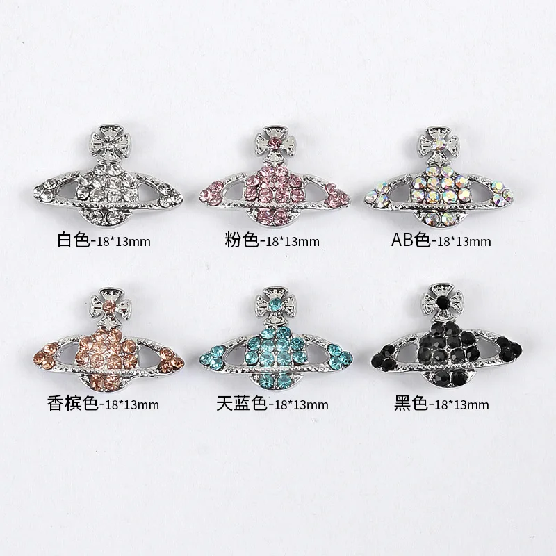 

10 шт. уникальный дизайн планет дизайн ногтей кристалл разразы блестящие дизайнерские подвески для гель-лака сплав материалы для ногтей юве...