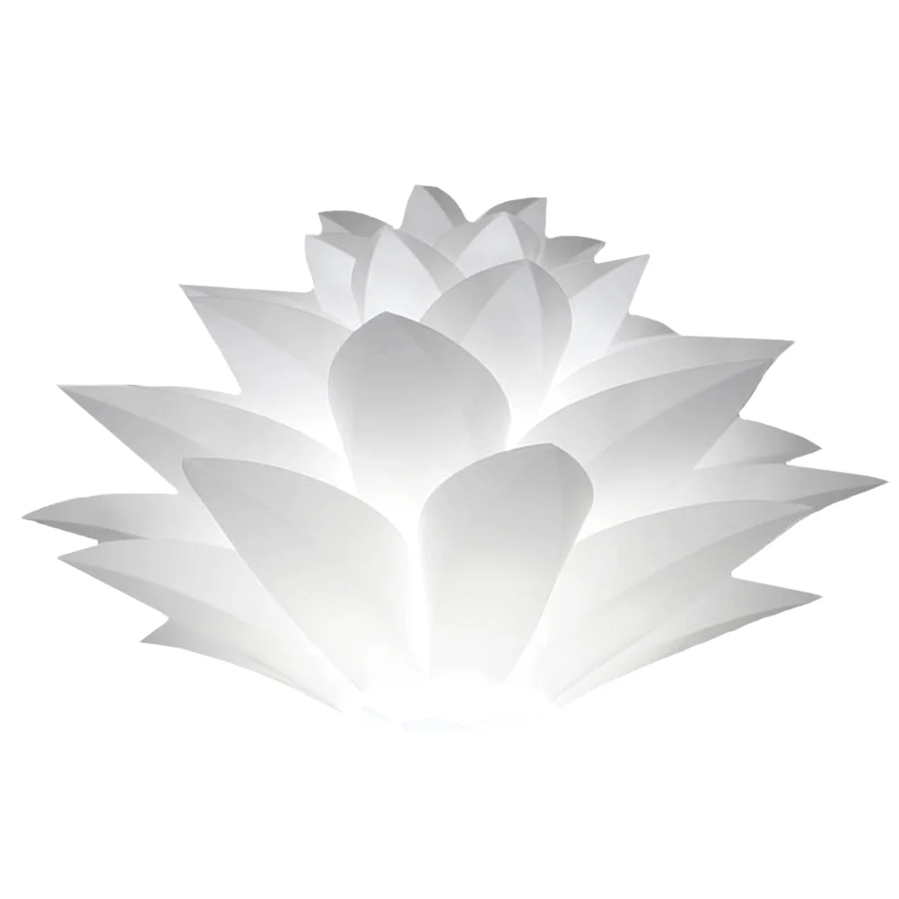 

White Light Shade Chandelier Lotus Droplight Ceiling Pendant Lamp Bedroom Decorate Decorative