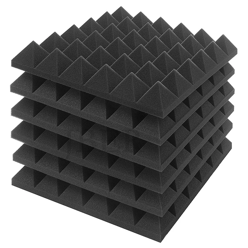 

6 шт., звукоизоляционные панели, 300x300x50 мм